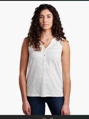 Kuhl Brisa Tank - Ivory Tank - Women's size small
